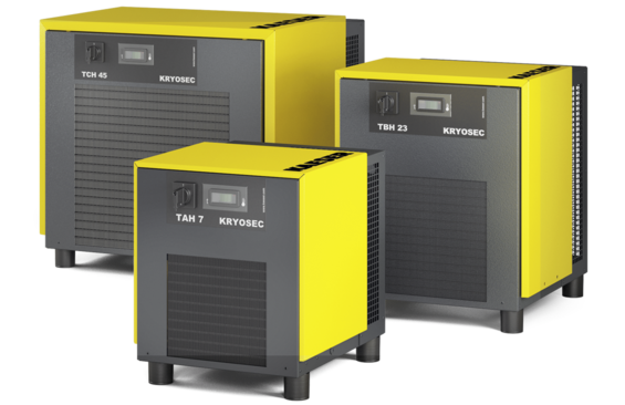 Secadores compactos refrigerativos KRYOSEC hasta 159 scfm